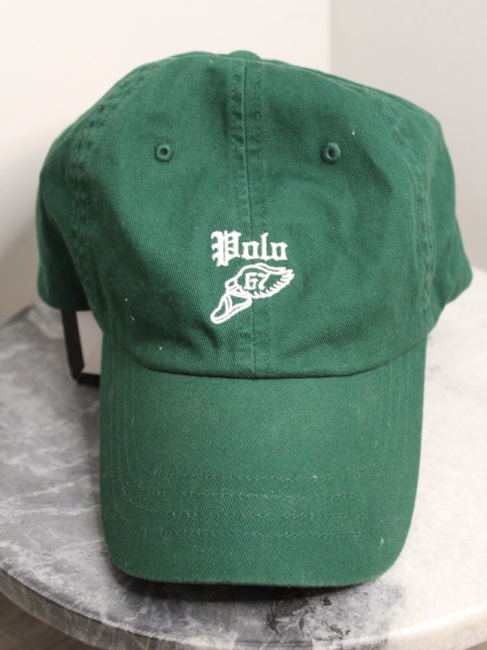 Polo Ralph Lauren Green Embroidered Twill Ball Cap